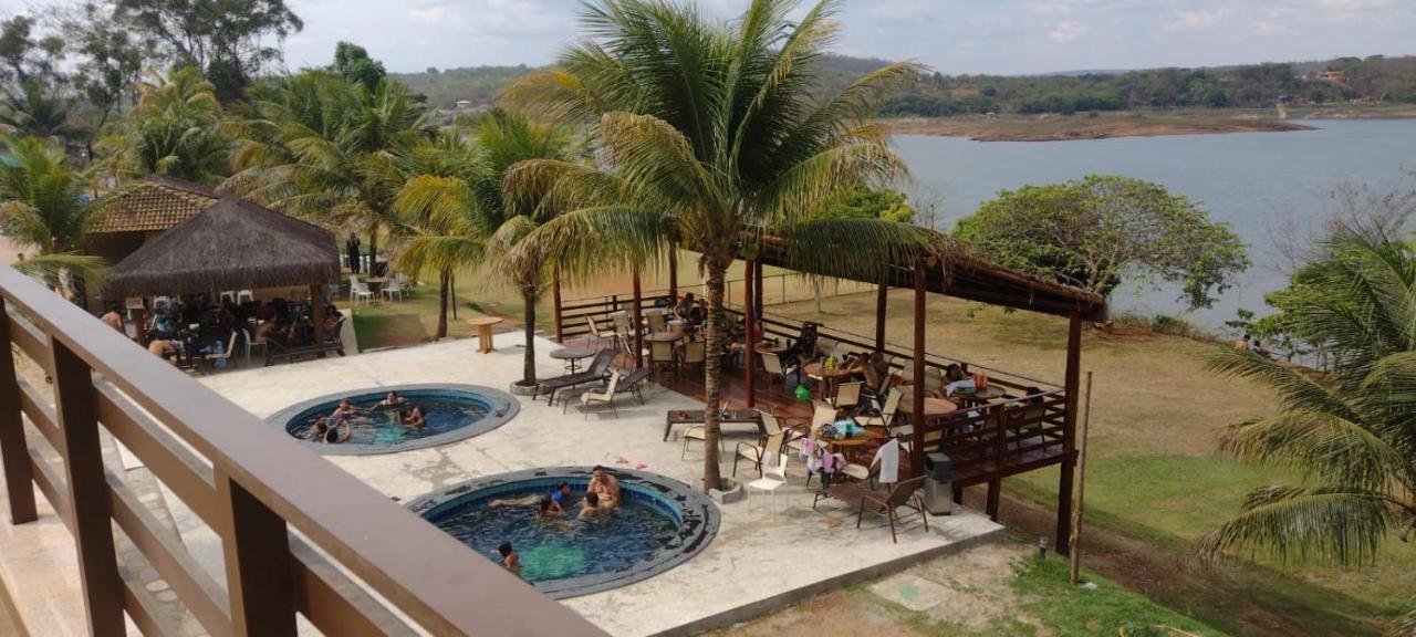 Aldeia Do Lago Caldas Novas Lindo Apt Com Cozinha Mobilia Nova Pode Levar Bebidas Na Area Das Piscinas エクステリア 写真