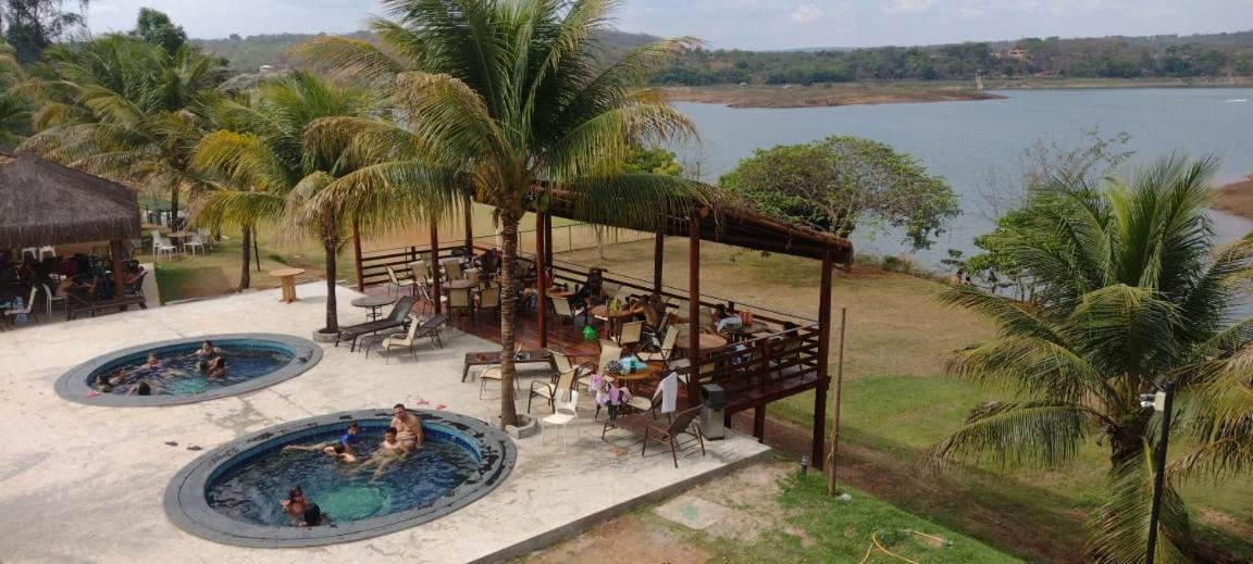 Aldeia Do Lago Caldas Novas Lindo Apt Com Cozinha Mobilia Nova Pode Levar Bebidas Na Area Das Piscinas エクステリア 写真